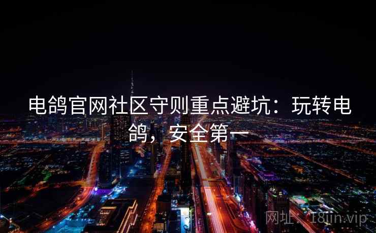 电鸽官网社区守则重点避坑：玩转电鸽，安全第一