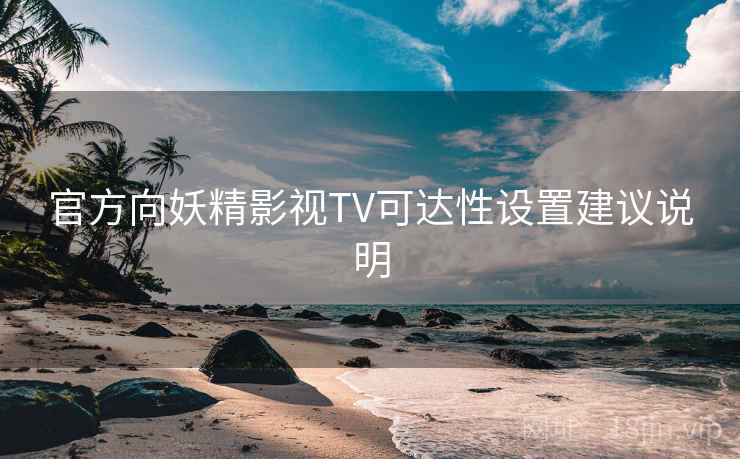 官方向妖精影视TV可达性设置建议说明