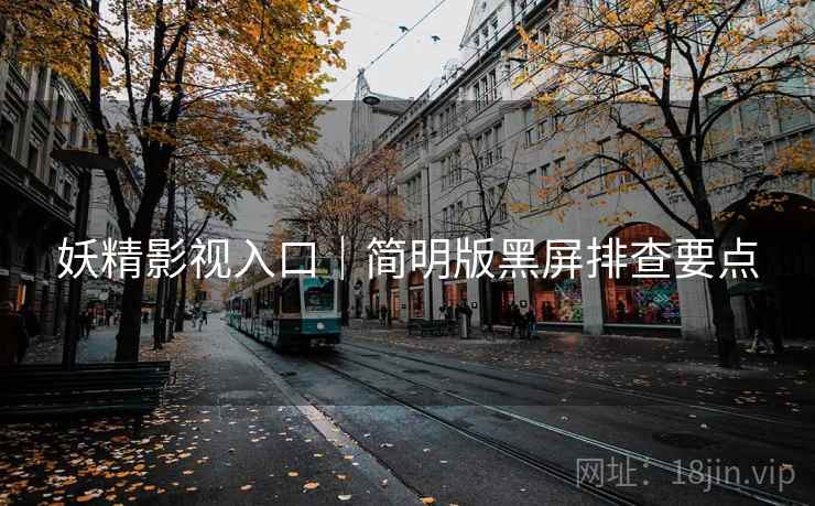 妖精影视入口｜简明版黑屏排查要点